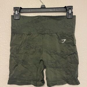 Gymshark Dark Green Bike Shorts